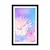 Plakat s paspartujem cvetovi krizanteme - 40x60 white