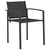 Set vanjskog namještaja 3 pcs Crna i antracit 80 x 80 x 73 cm