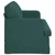 Sofa Tamnozelena 162 x 80 x 85 cm tkanina