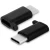 AVIZAR Adapter za polnjenje in sinhronizacijo, USB tipa C na mikro USB ženski - ČRN, (21123572)