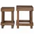 Stalak za biljke 2 pcs Smeđa 70 x 11 x 27 cm Drvo od mahagonija