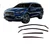 Heko Bočni vetrobrani Team za Infiniti QX60 L50 2013-2020 5 D, Prednji i zadnji
