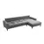 Atelier Del Sofa Ugaona sofa Nordijski ugaoni desni (L3+Chl)