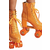 Kotalke Impala Sparkle Orange High Heel Rollerskates x Marawa