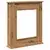 Okvir za kamin boja hrasta 75x20x87,5 cm od konstruiranog drva