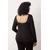 Trendyol Curve Ženska bluza Tbbaw26Af00026, Crna