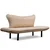 Atelier del Sofa Dvosed na razvlačenje Chatto 140x70x65cm Krem