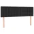 Krevet box spring s madracem LED crni 140x200cm od umjetne kože