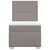 vidaXL Box spring postelja z vzmetnico taupe 90x190 cm blago