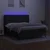 Vidaxl Box spring postelja z vzmetnico LED črna 160x200 cm blago