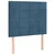 Vidaxl Box spring postelja z vzmetnico temno moder 90x190 cm žamet