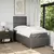 vidaXL Box spring postelja z vzmetnico taupe 90x200 cm blago