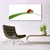 tulup.si Steklena slika Ladybug narava 140x70 cm 4 obešalnika