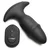 ThunderPlugs Butt Slider 10X Sliding Ring Silicone Missile Plug with Remote Black