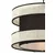 Opviq Luster Halo, 40x40cm, Antracit-beli