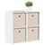 Kreveta s ladicama Bijelo 59,5 x 27 x 57 cm