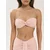 Embody Ženski top Rosie Bandeau, Roze