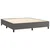 Krevet box spring s madracem LED sivi 180x200cm od umjetne kože
