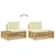 7 pcs Set vanjskih sofa Bijela