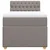Vidaxl Box spring postelja z vzmetnico taupe 90x190 cm blago