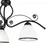 Plafonski luster RETRO 3xE27/60W/230V crni/beli