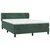 Vidaxl Box spring postelja z vzmetnico temno zelen 140x190 cm žamet