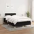 Vidaxl Box spring postelja z vzmetnico črna 120x190 cm blago
