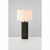 Markslöjd 108670 - Stona lampa HASHIRA 1xE27/40W/230V bela/crna