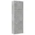 Visoka komoda boje betona 80x42,5x249 cm od konstruiranog drva
