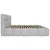 Tapacirani Krevet Cloudy 180/200 cm , srebrna