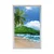 Plakat čudovita plaža na Sejšelih - 20x30 silver