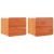 Noćni ormarić 2 pcs Smeđa 39 x 34 x 33 cm Masivna borovina