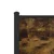 Vidaxl Kovinski posteljni okvir brez vzmetnice dimljen hrast 90x200 cm