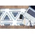 Decormat Podloga za mizo Triangles 120x60 cm