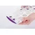 Tray for preparing ice cubes, 28 x 12 cm, silicone, purple - Colourwor