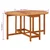 Vidaxl Vrtna miza 130x90x72 cm trden akacijev les