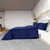 Set posteljine za poplun modri 240x220 cm lagana mikrovlakna