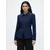 HUGO Blazer Avane temno modra