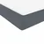 Vidaxl Box spring postelja z vzmetnico LED Temno siva 80x220 cm Velvet