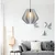 Luster na sajli MARGARET 1xE27/40W/230V siva