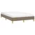 Vidaxl Posteljni okvir brez vzmetnice taupe 120x200 cm blago
