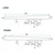 Lestev za tuš kabino 100cm Brush Copper