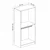 Hanah Home Garderober Kale-190, 90x190x52 cm, Antracit
