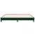 Vidaxl Box Spring postelja brez vzmetnico Temno zelena 200x210cm Žamet