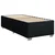 Vidaxl Box spring postelja z vzmetnico črna 100x200 cm blago