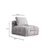Atelier del Sofa Fotelja Amaris O1, 90 x 100 x 65 cm, Svetlosiva