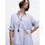 The Set Bluza svetlo modra/bela