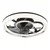 Globo 03644 - LED prigušiva plafonski ventilator CIRILLA LED/30W/230V 2700-6000K + DO