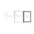 Plakat s paspartujem dvoumen napis - 60x90 silver