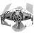 Kovinska Zemlja 3D sestavljanka: Star Wars Darth Vaders Starfighter